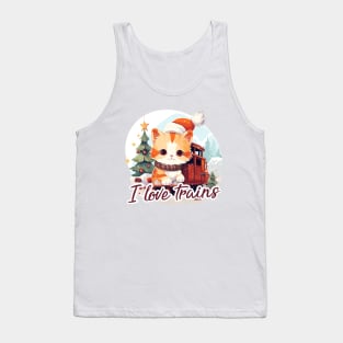 I love trains too Tank Top